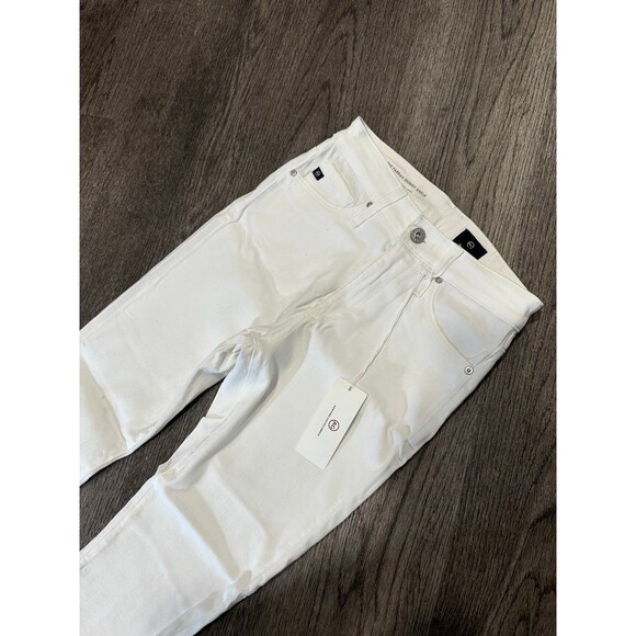 AG ADRIANO GOLDSCHMIED FARRAH SKINNY ANKLE JEANS--WHITE SIZE 24 - Picture 3 of 11